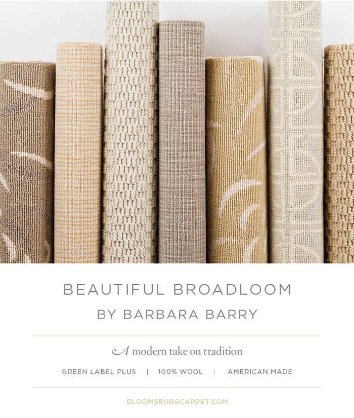Introducing…Beautiful Broadloom by Barbara Barry