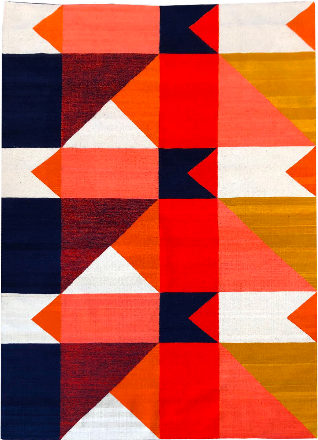 Casa Muniz Design Quilt rug-6' x 9'