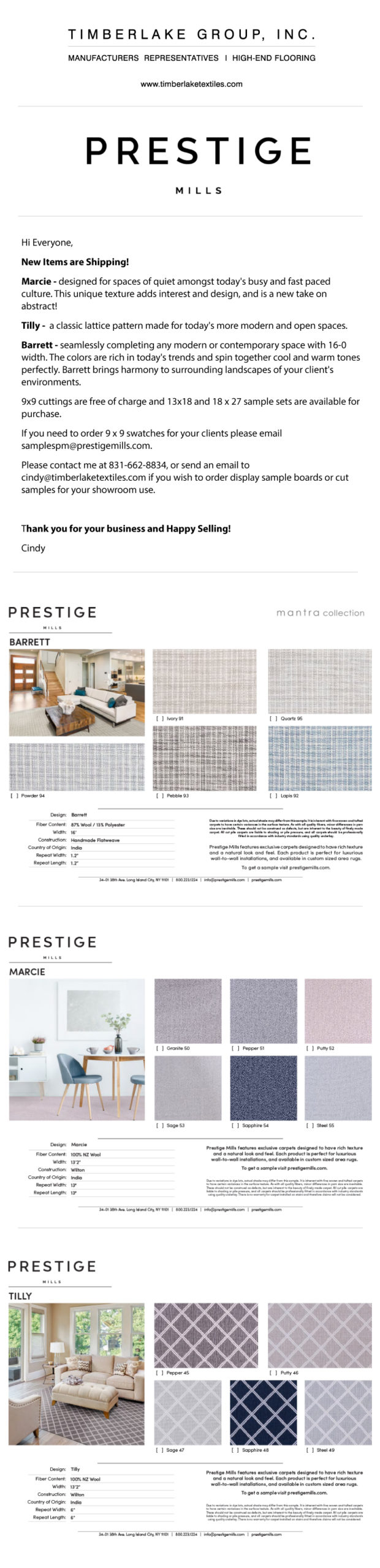 Prestige New Items Shipping image