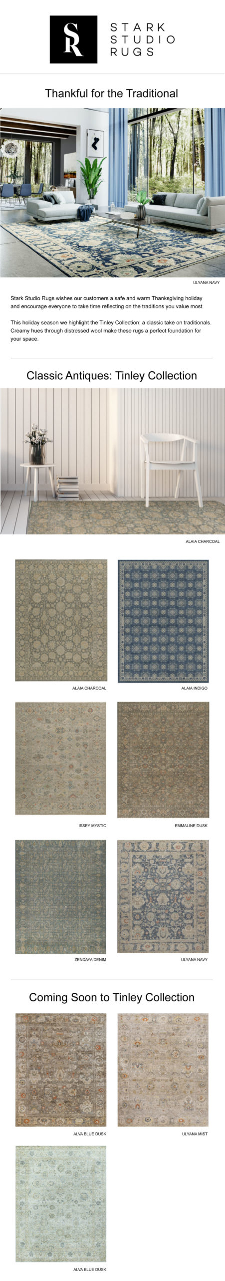 Images of stark studio rugs, Tinley collection
